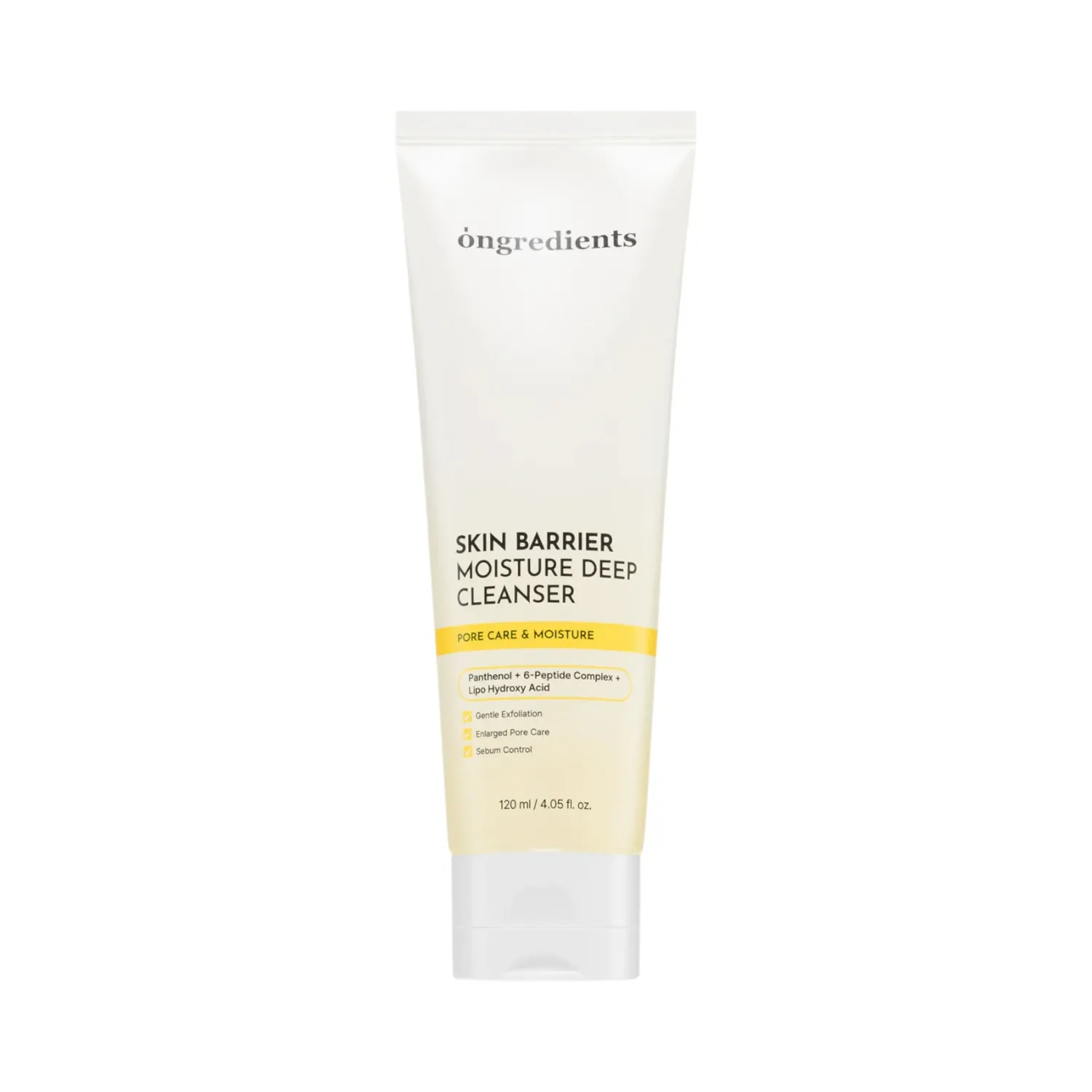 Ongredients skin barrier moisture deep cleanser 