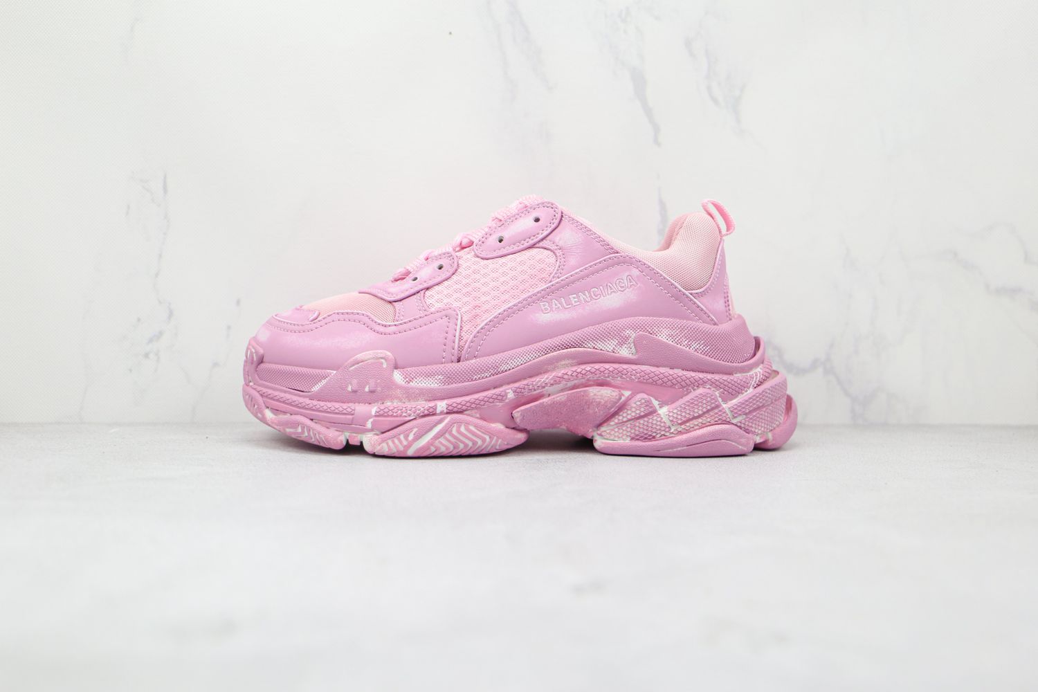 Balenciaga Wmns Triple S Sneaker 'Faded Pink'