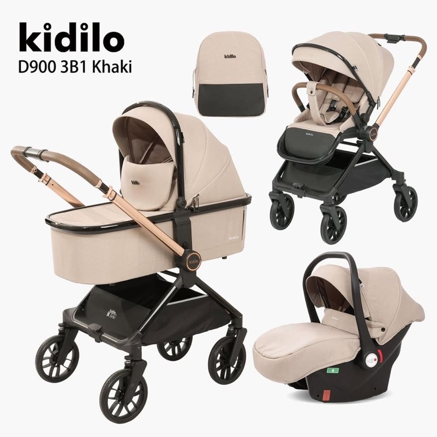 Kidilo - 3in1, Хүүхдийн тэрэг