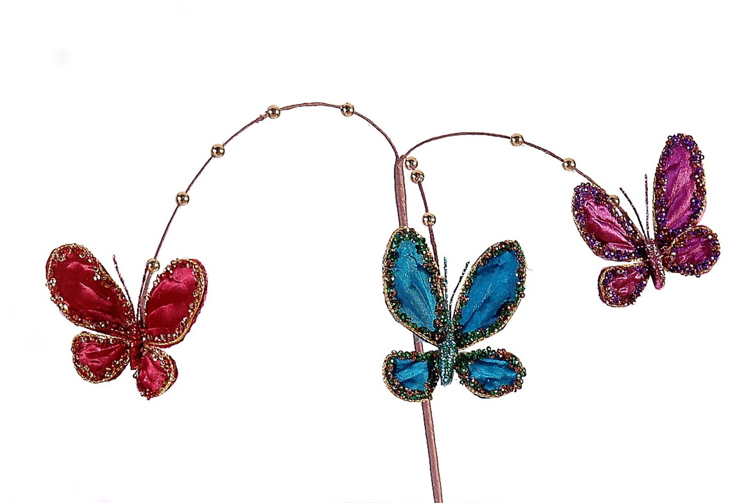 Peacock/plum/burgundy branch