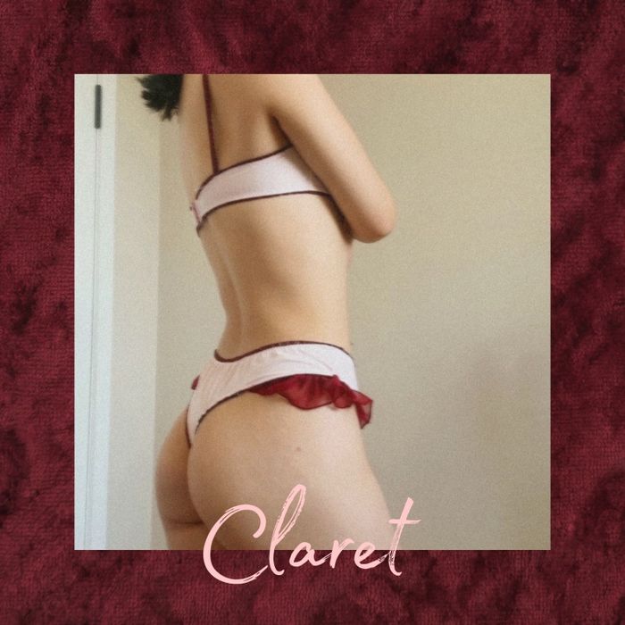 •Claret set•