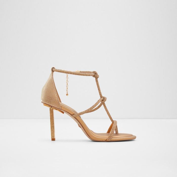 MARJAN-715-GOLD-Ladies Dress Sandals