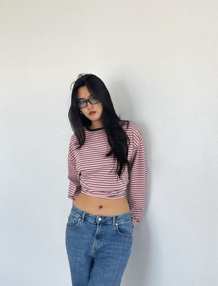 STRIPED BASIC TOP