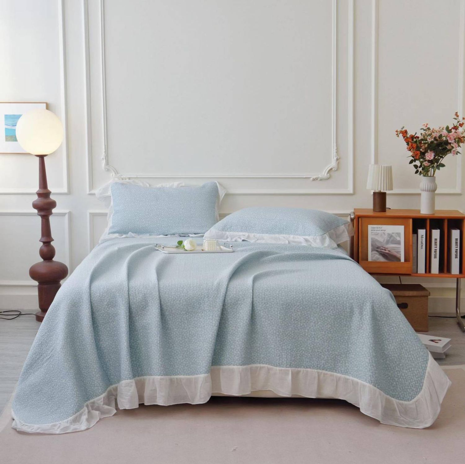 Зөөлөн цэвэр даавуун нимгэвтэр орны бүтээлэг