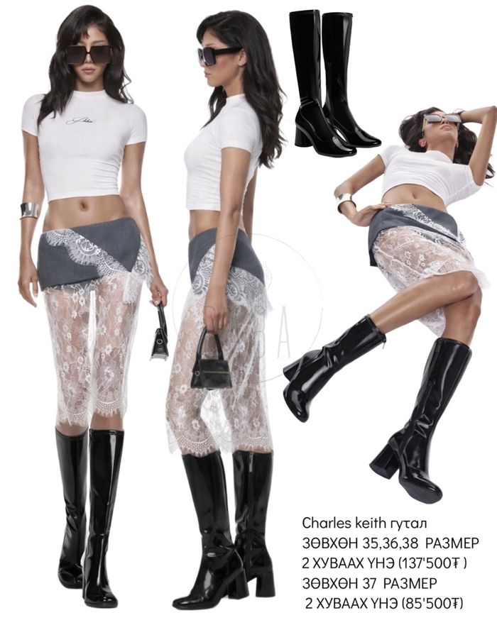 CHARLES KEITHCOCO KNEE HIGH BOOT