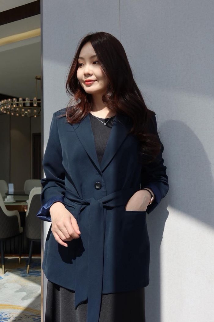 Oversize Blazer Dark blue