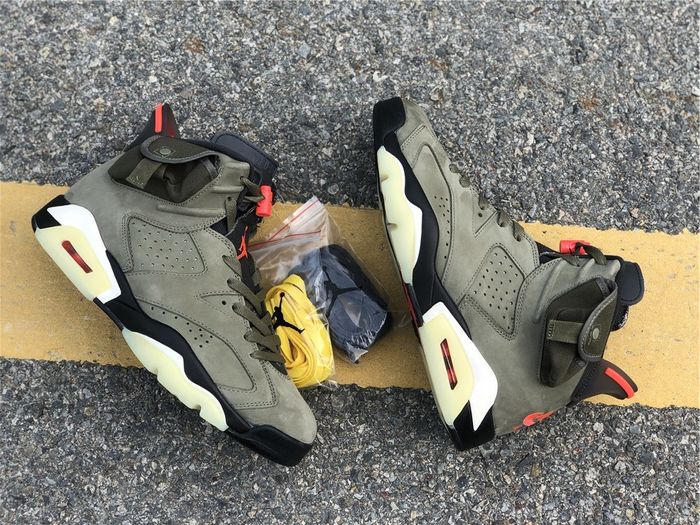 Air Jordan 6 Retro Travis Scott Olive 