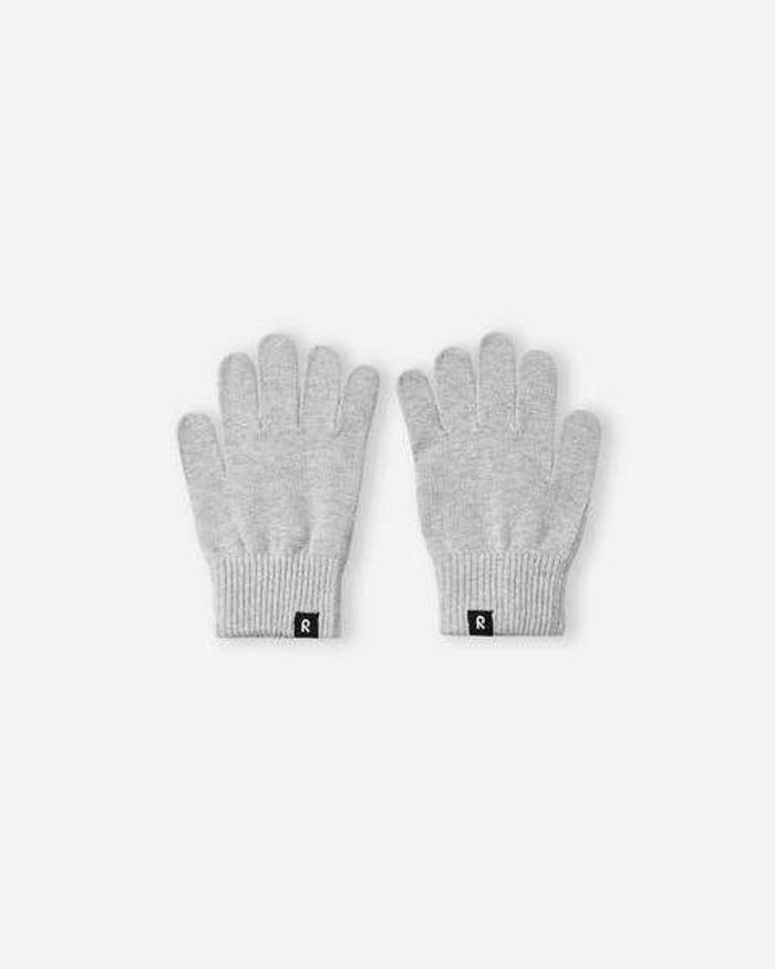Gloves (knitted), Vipatus Melange grey