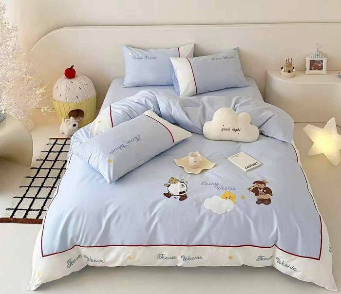 Цэвэр даавуун материалтай 1 хүний ор хөнжлийн хос