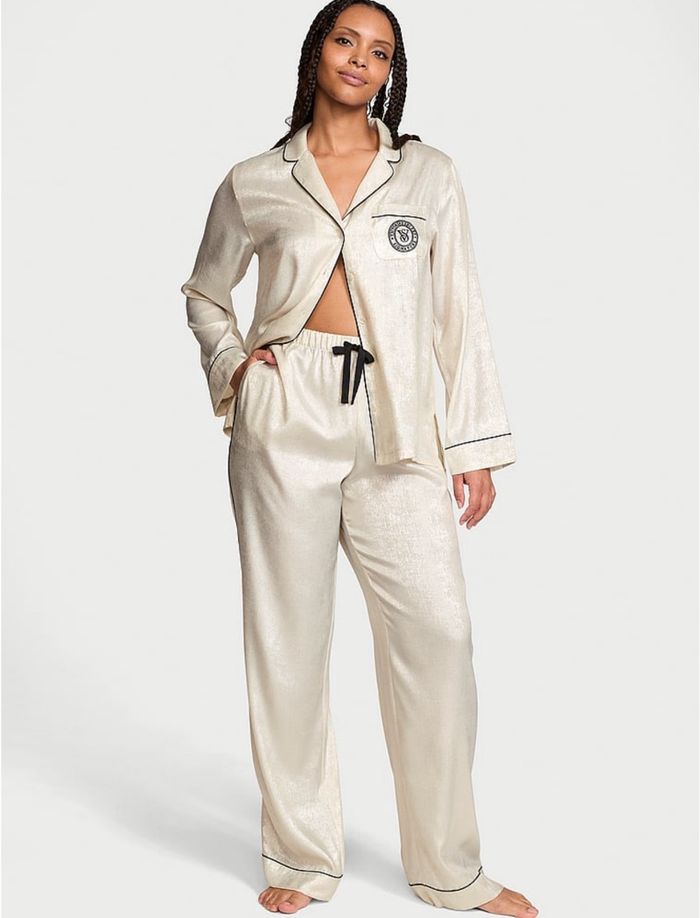 Satin Long Pajama Set   