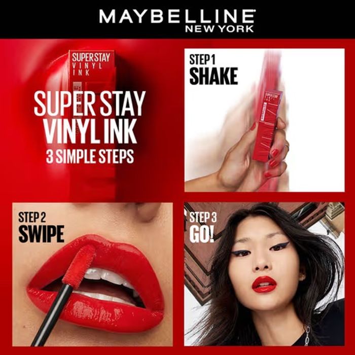 Maybelline Vinyl ink lipstick 