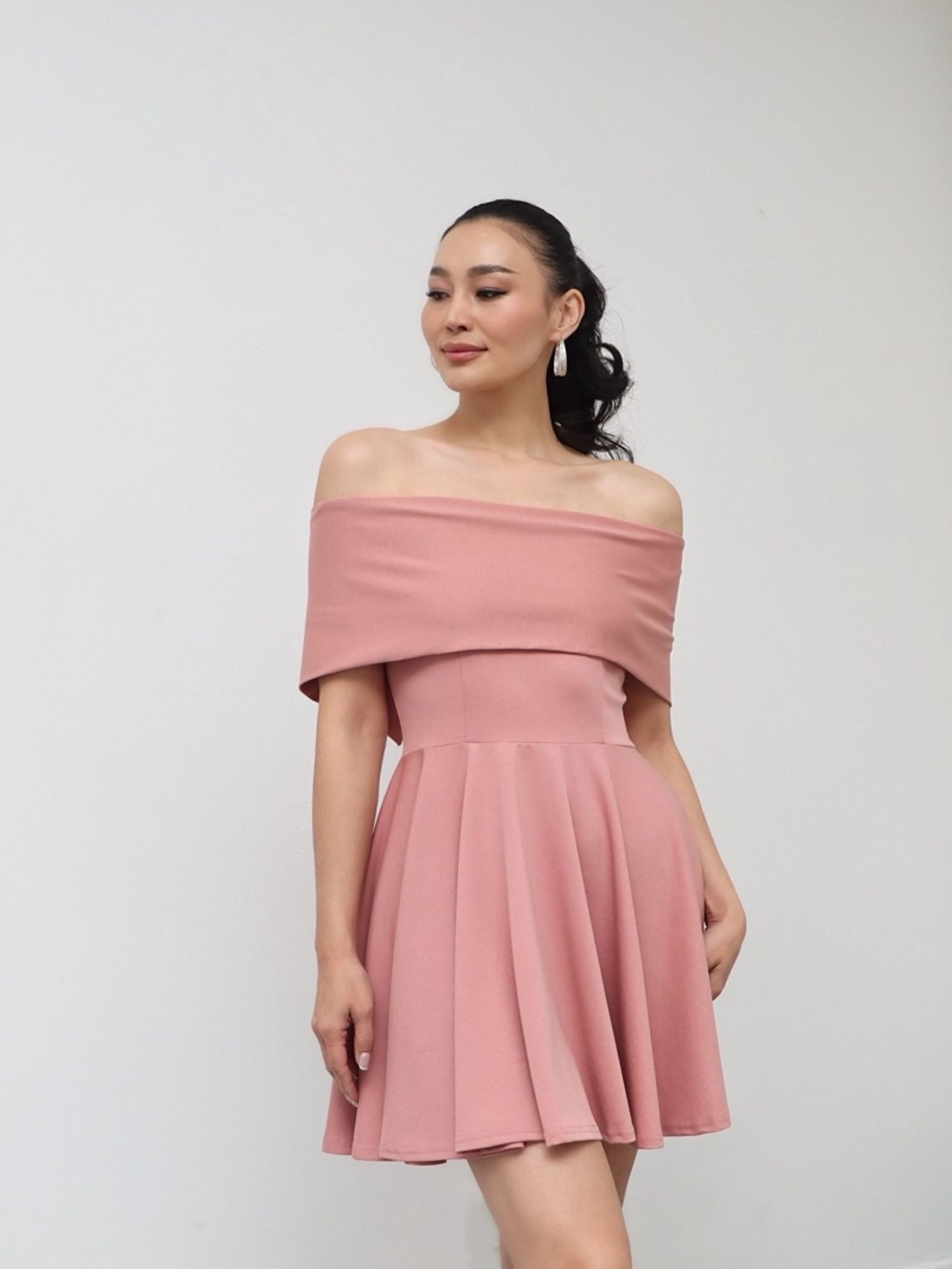 Classy Off shoulder mini dress