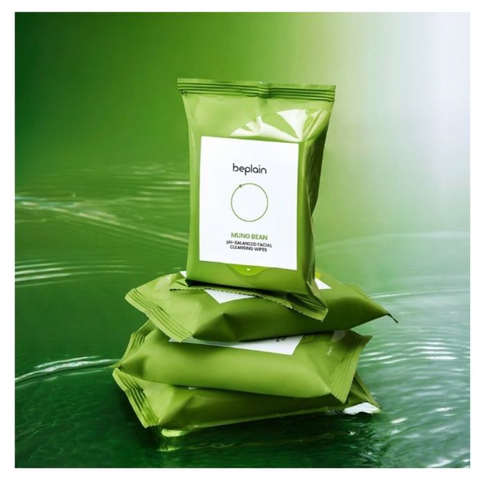 BEPLAIN MUNG BEAN FACIAL CLEANSING WIPES 20EA