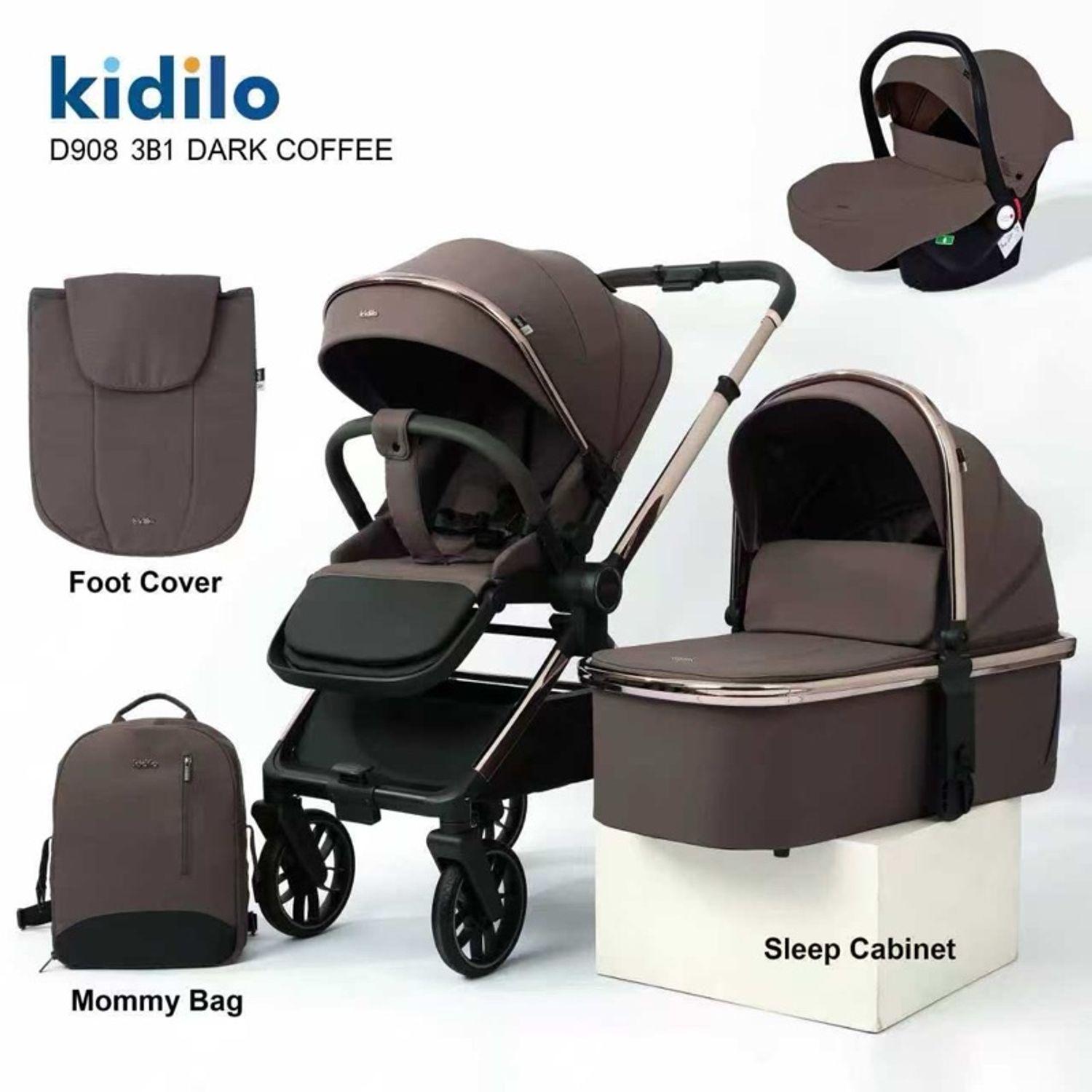 Kidilo D908 3in1 тэрэг