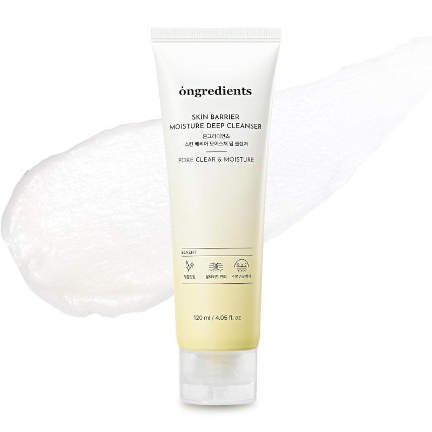 [ONGREDIENTS] Skin Barrier Moisture Deep Cleanser 120ml