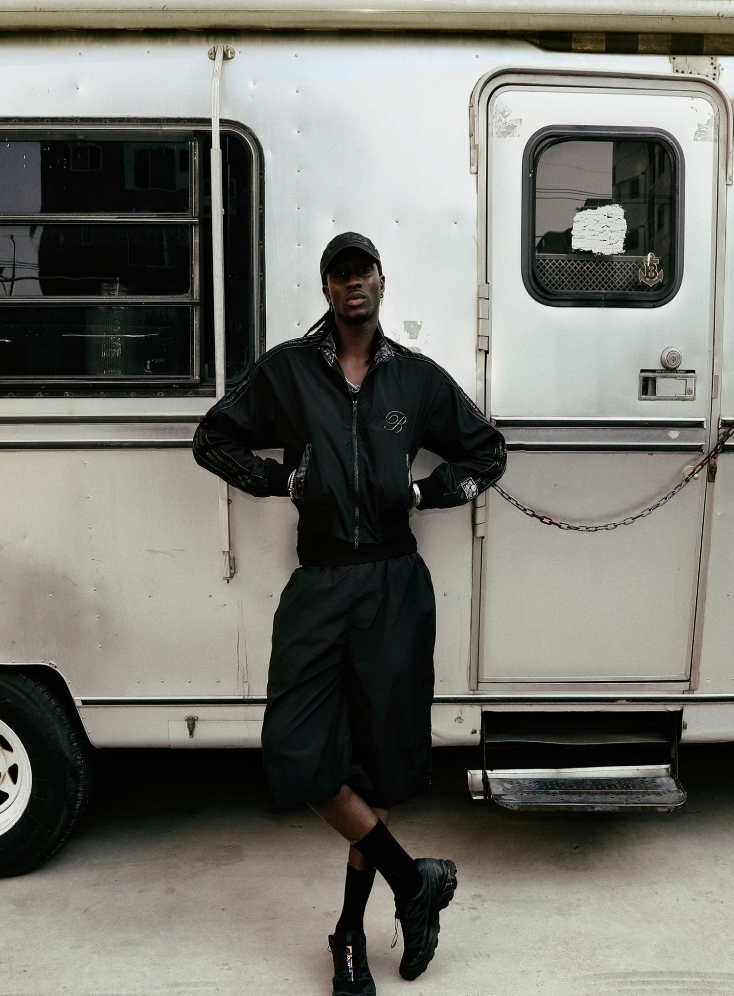  Dark Billy Nylon Bermuda Pants - Black