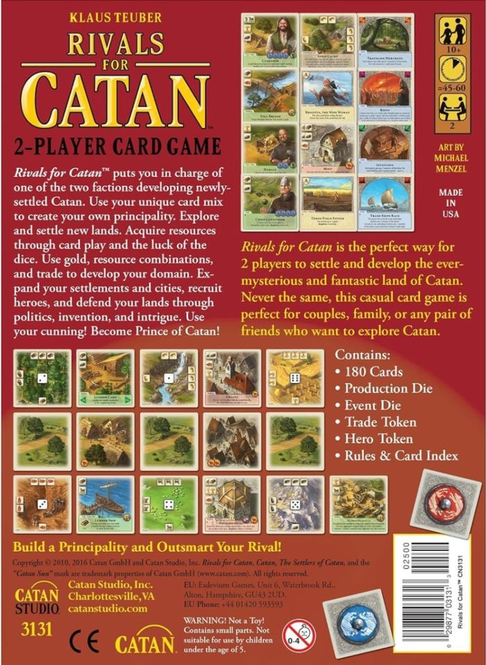 Catan Card Game (2 Palyers)