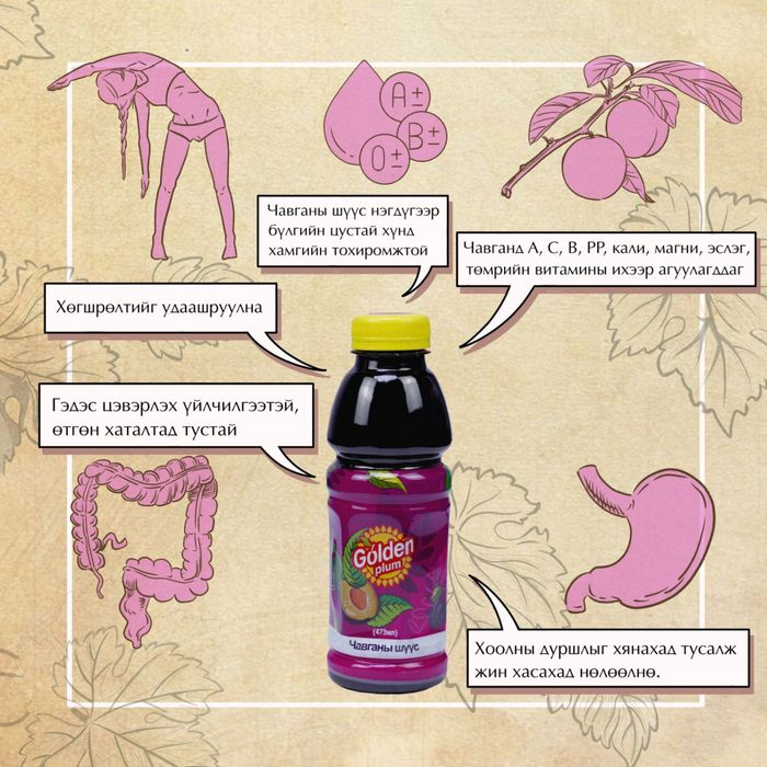 Жүүс Golden чавганы өтгөн