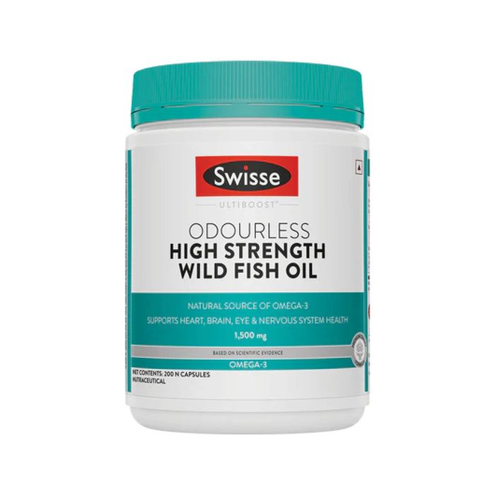 Өндөр тунтай үнэргүй загасны тос / Swisse Ultiboost High Strength Odourless Wild Fish Oil