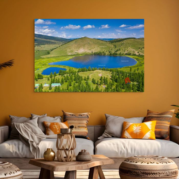 Хар зүрхний хөх нуур 