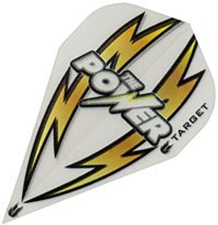 Target Power Arc Bolt White/Gold Vapor Flights - Phil Taylor