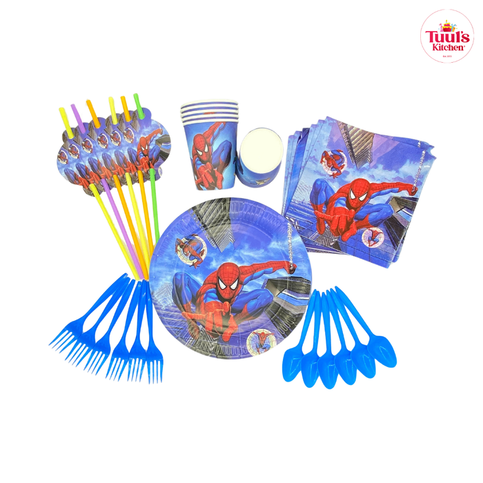 Хүн аалзтай аяга тавагны сэт / 6 хүний