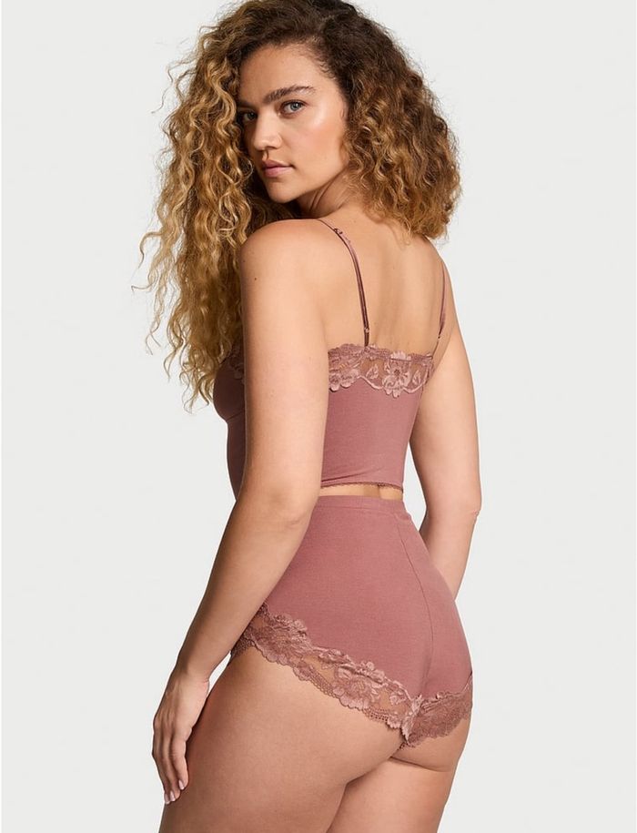 Modal Soft Lace Trim Slip Dress