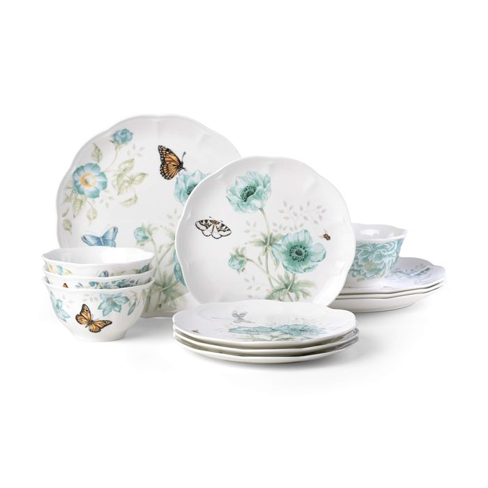 BUTTERFLY MDW TURQ DW 12PC SET