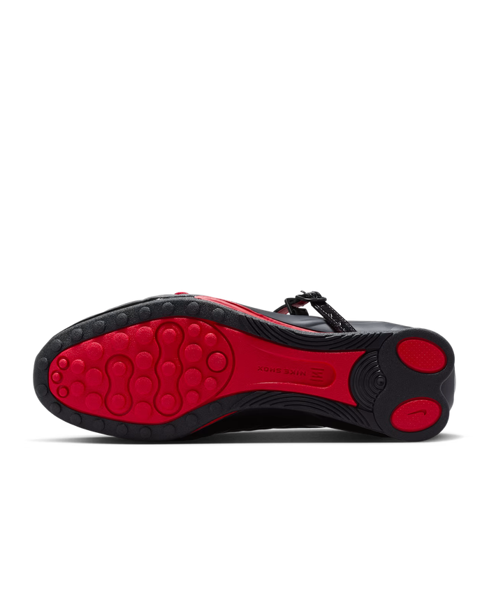Women's Shox Z Calistra x LABELHOOD Black and University Red