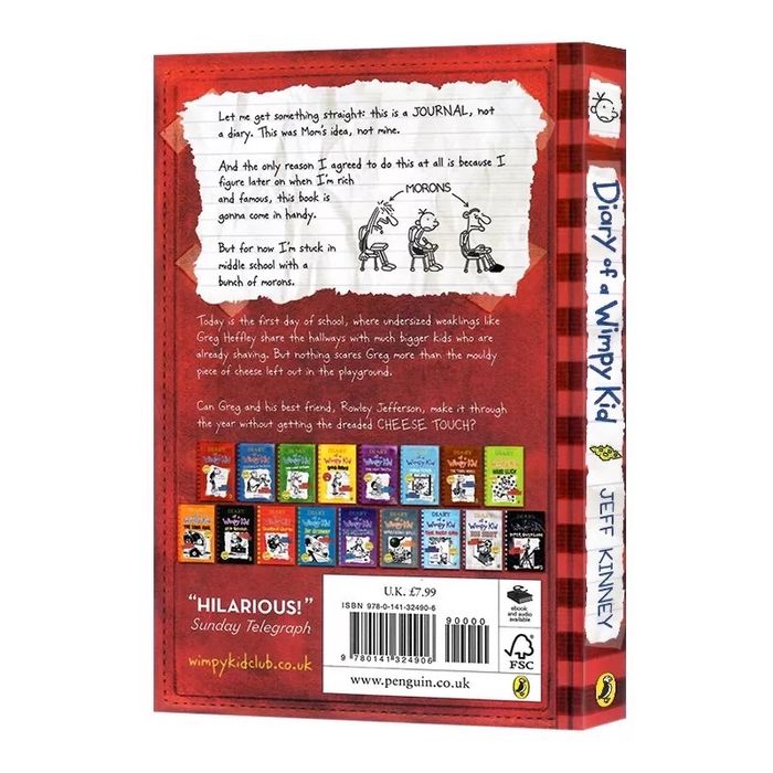 1. Diary of a Wimpy Kid  