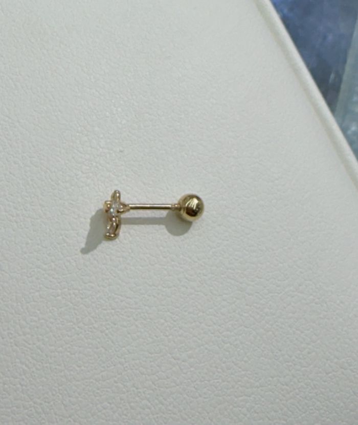 Монет одтой piercing 14k