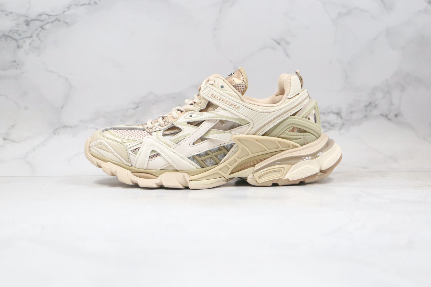 Balenciaga Track.2 Beige Metallic