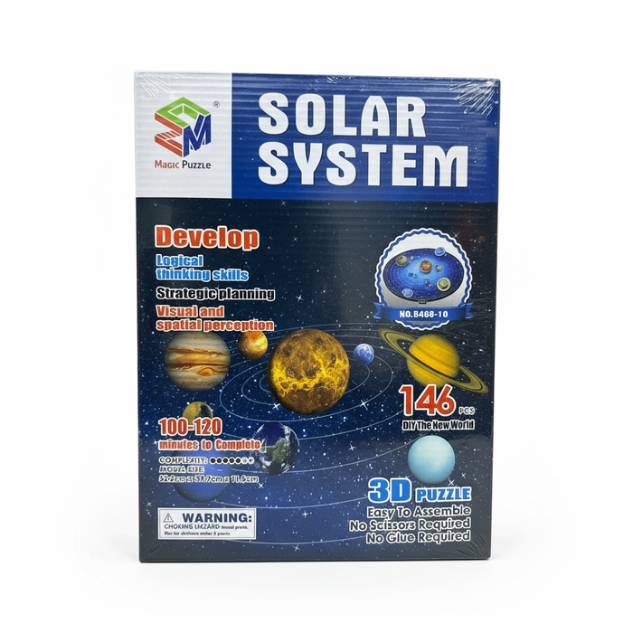 3D puzzle Solar system