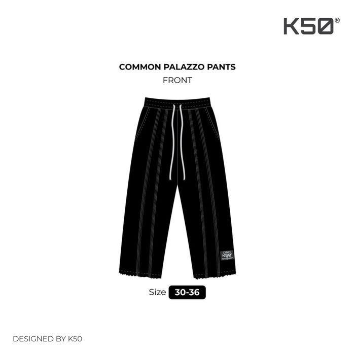 Common Palazzo Pants / Blсk2