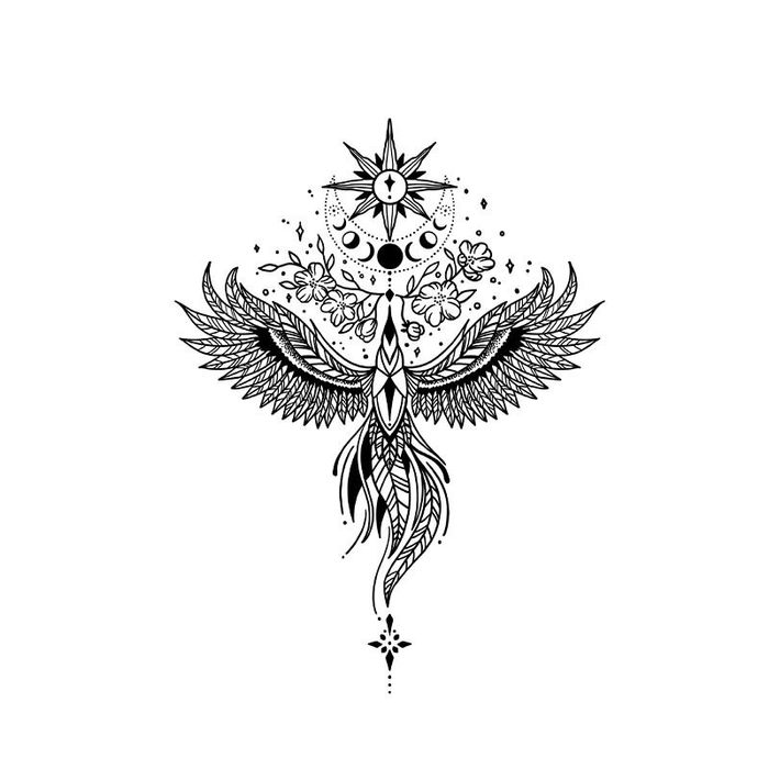 Celestial Phoenix Усан шивээс