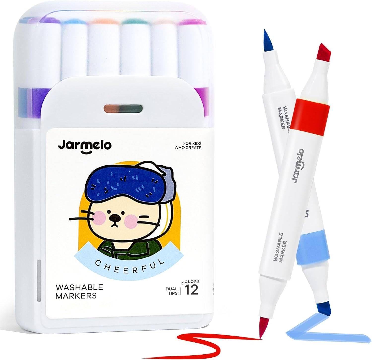 Washable Dual Tip Markers 12 - 2 талт үзүүртэй угаадаг маркер 12ш