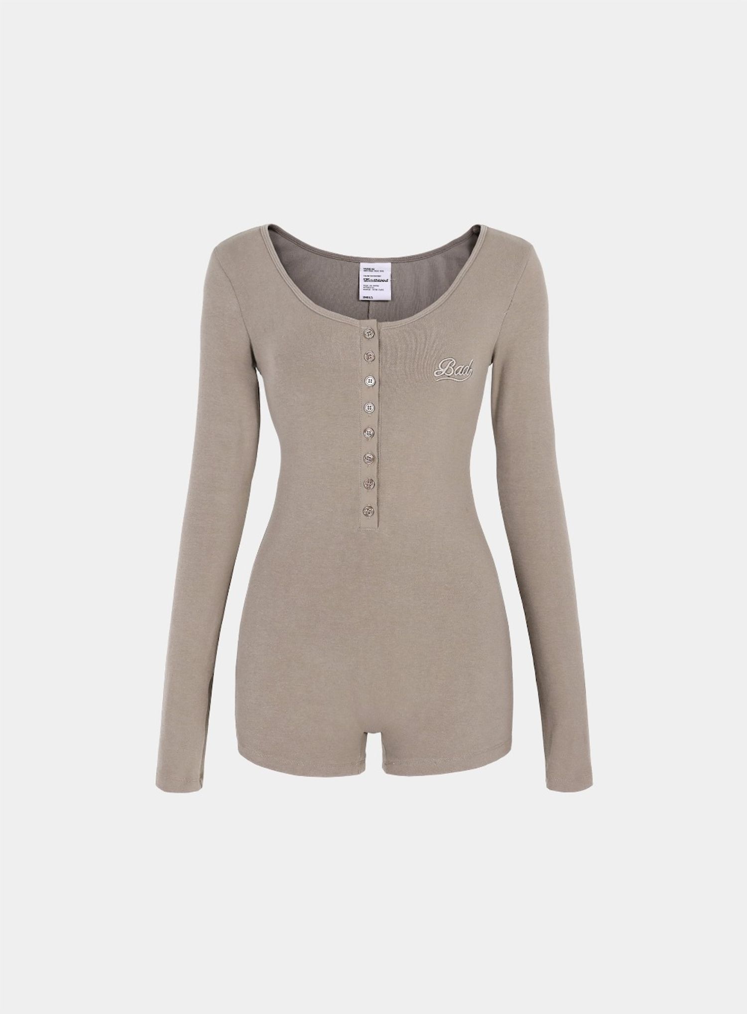 Beyond Soft Romper Long Sleeve - Tobacco