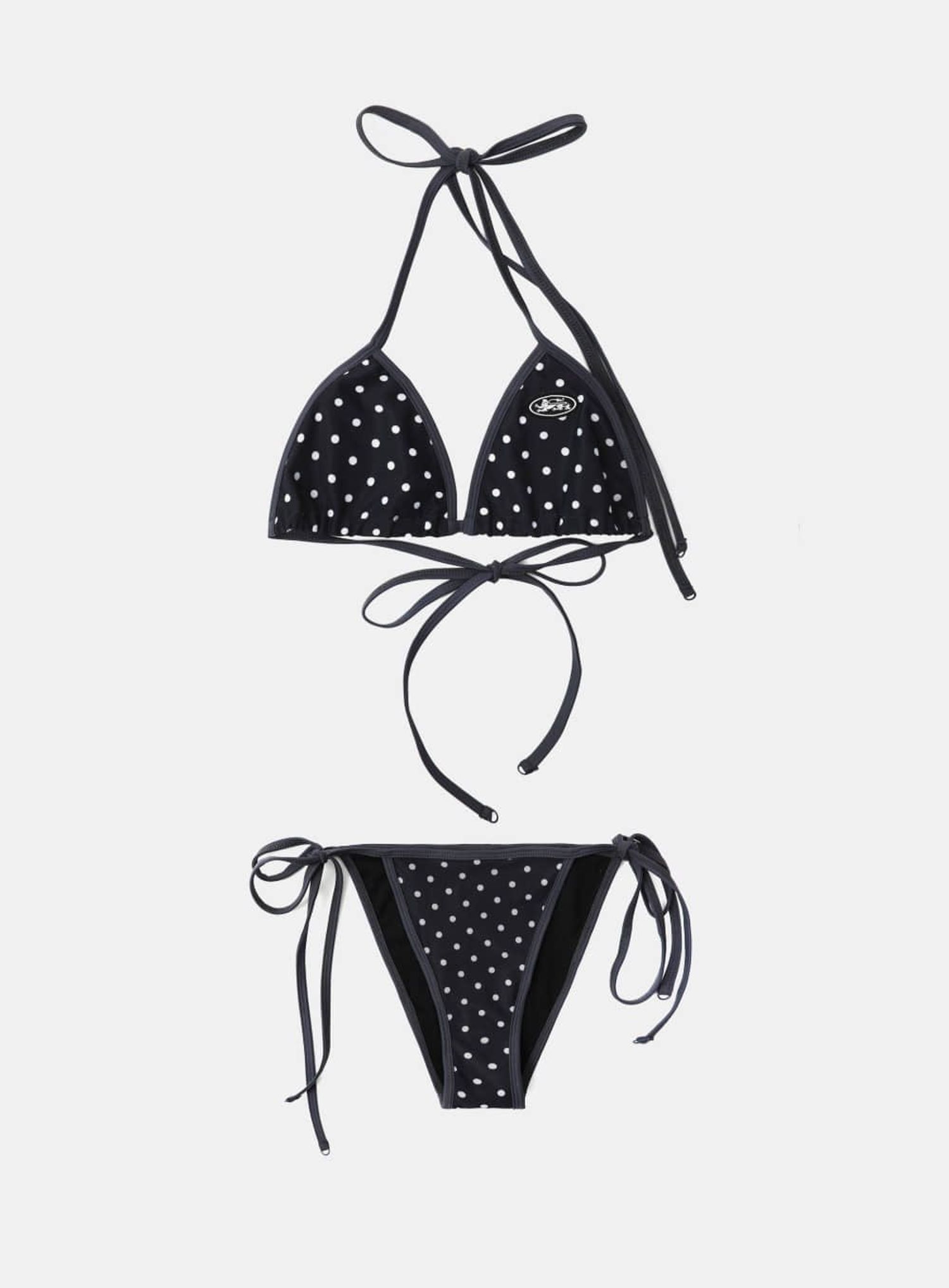 Splash Dot Bikini SET - Navy
