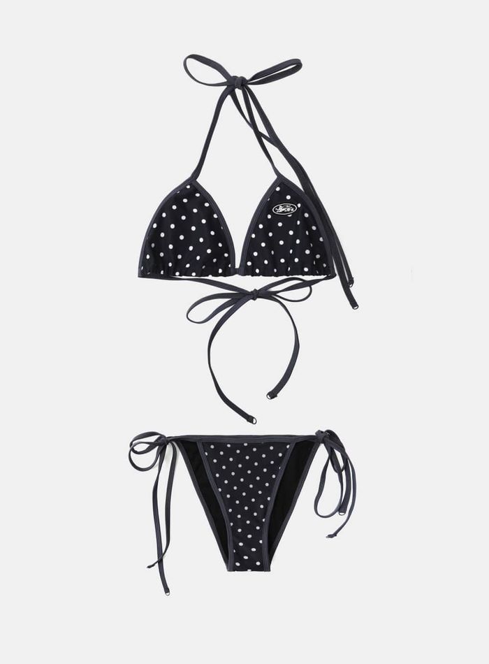Splash Dot Bikini SET - Navy