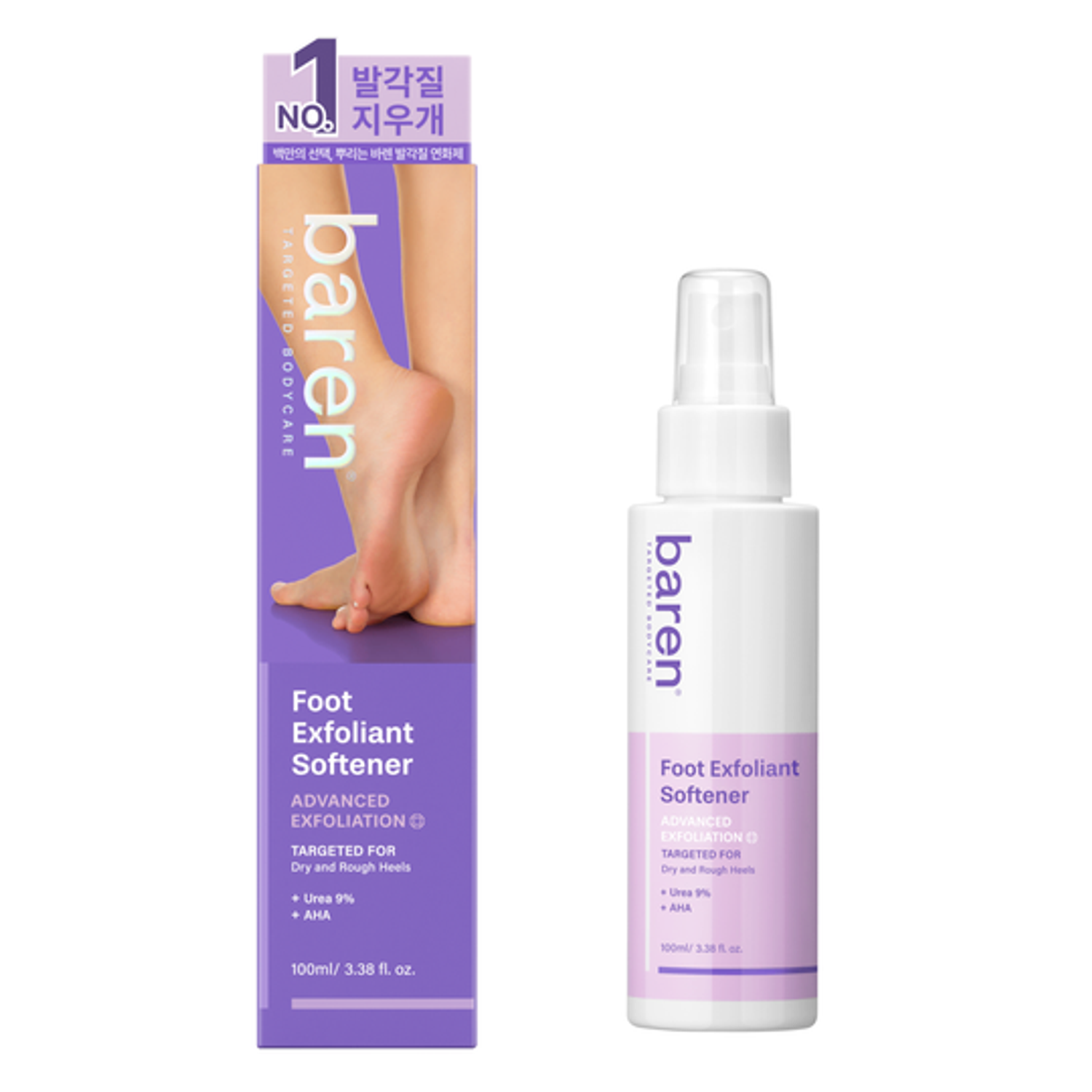 [baren] Foot Exfoliant Softener 100ml