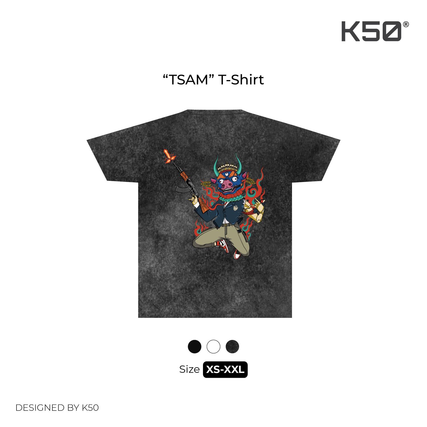 Tsam (God of CS2) T-Shirt / Washed