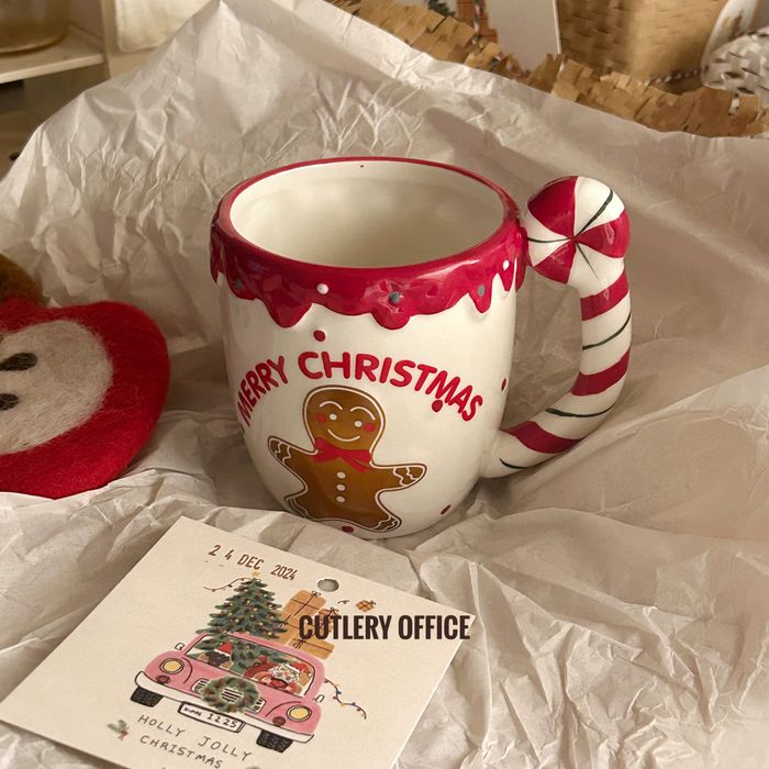Christmas ceramic аяга