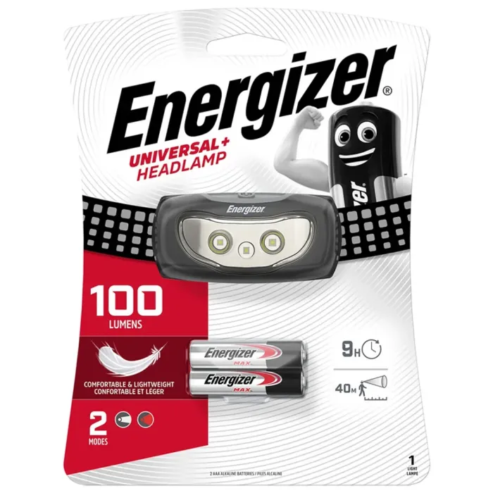 Energizer Universal+ Headlamp 100 Lumens