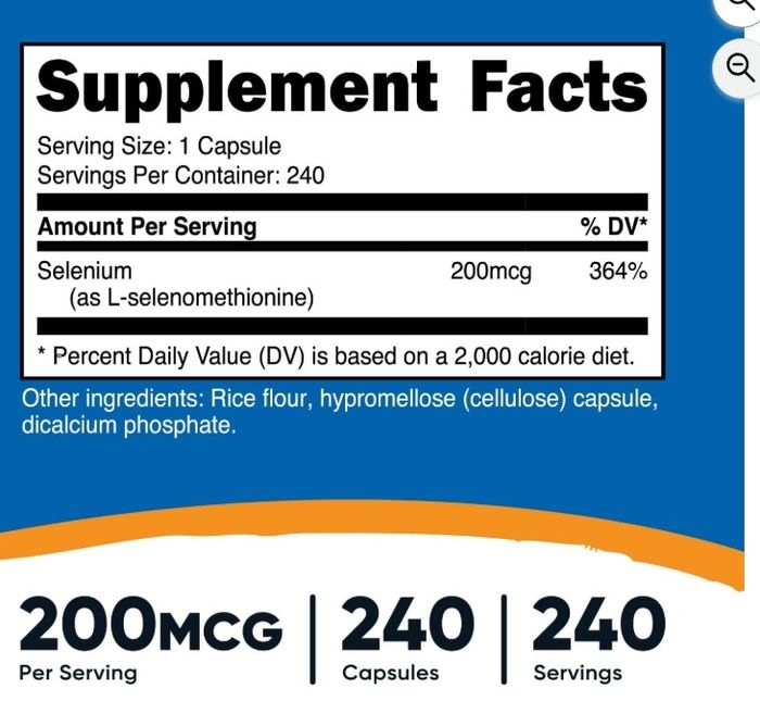 Selenium 200 mcg селен