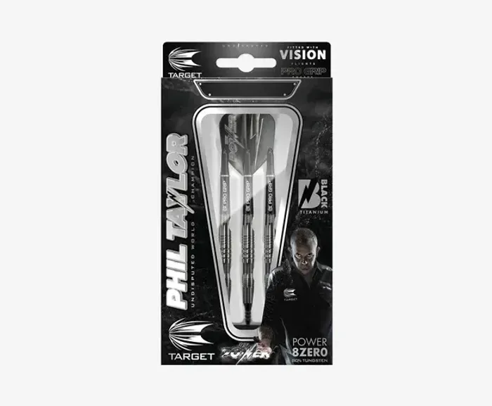 Target Phil Taylor Power 8Zero Black P8Z3 Soft Tip