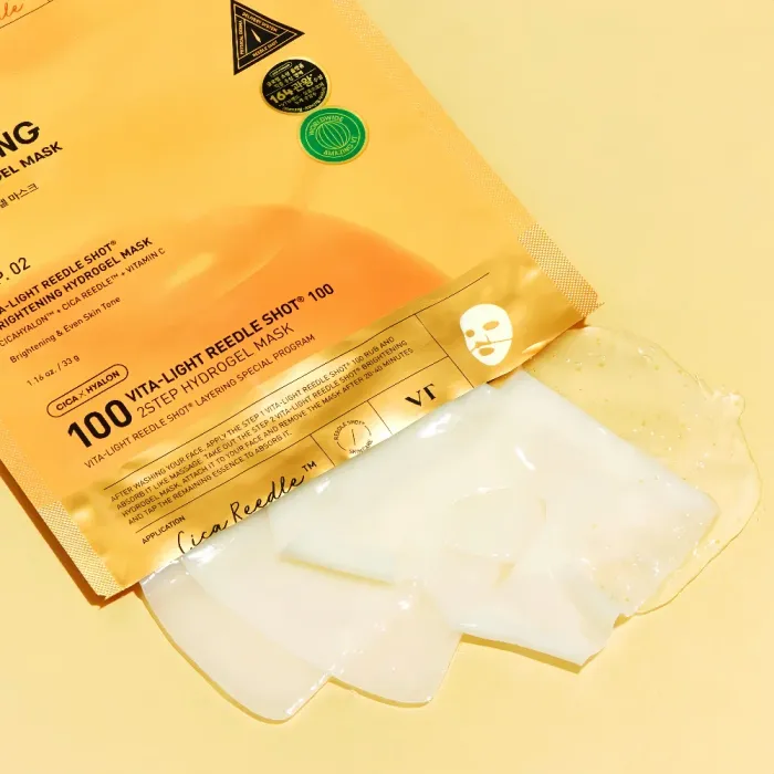 VT Cosmetics Vita-Light Reedle Shot 100 2-Step Hydrogel Mask 