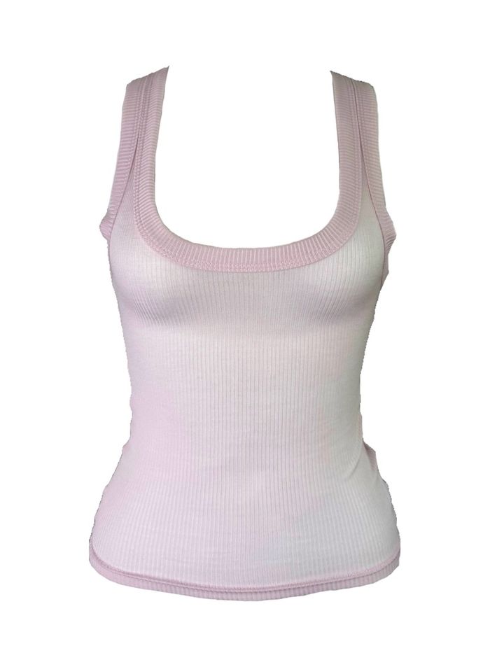 Layer tank top /baby pink/