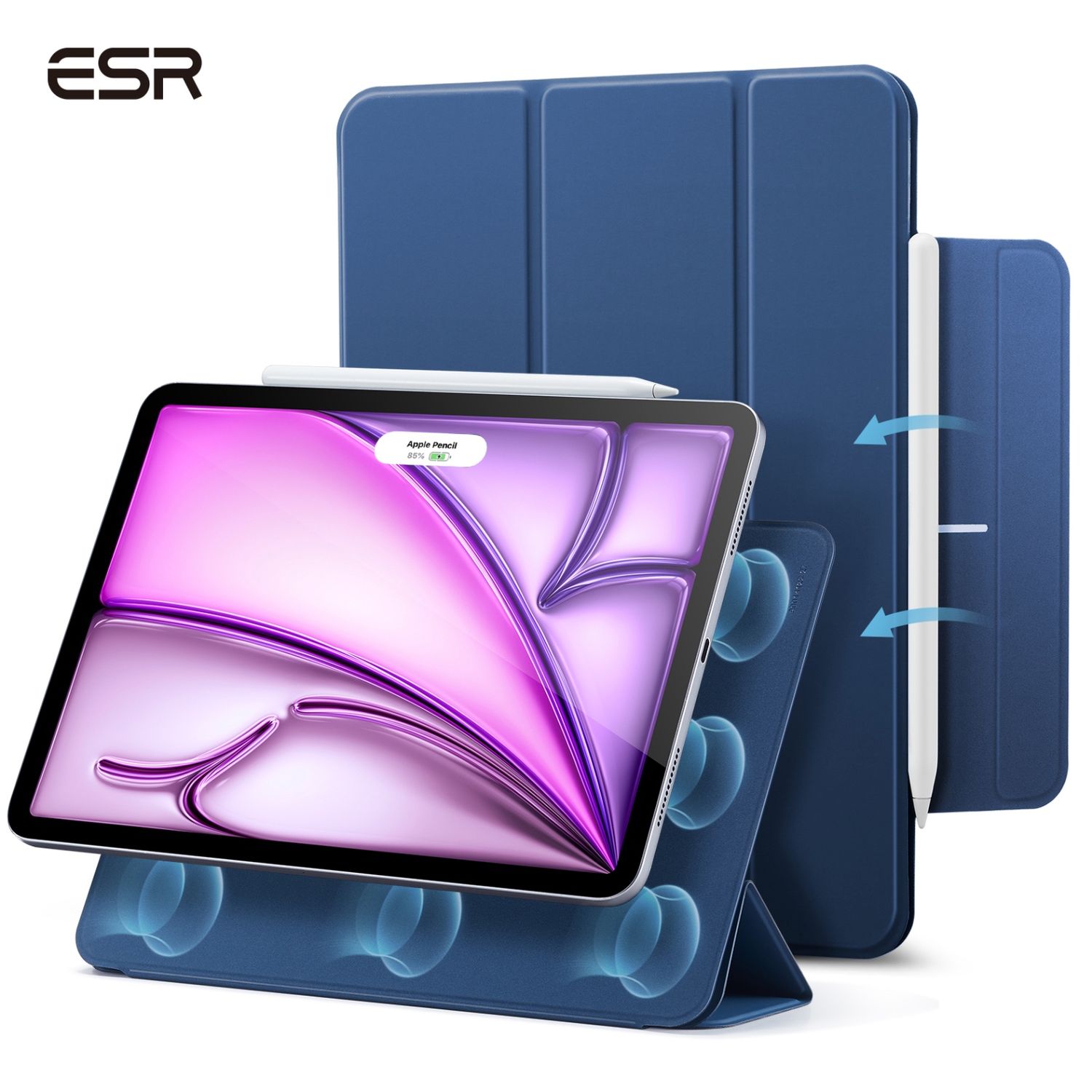 iPad Air 13” (2024) & Pro 12.9” Rebound Magnetic Case