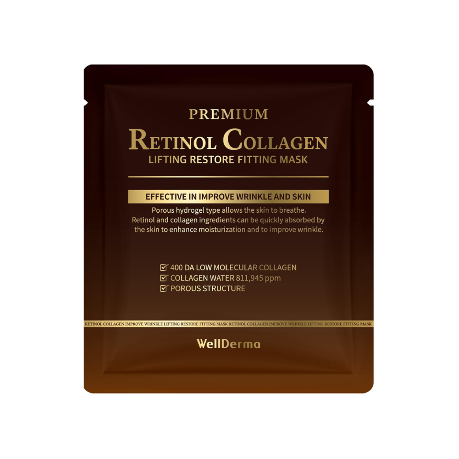 WELLDERMA РЕТИНОЛ КОЛЛАГЕНТАЙ ХАЙЛДАГ МАСК