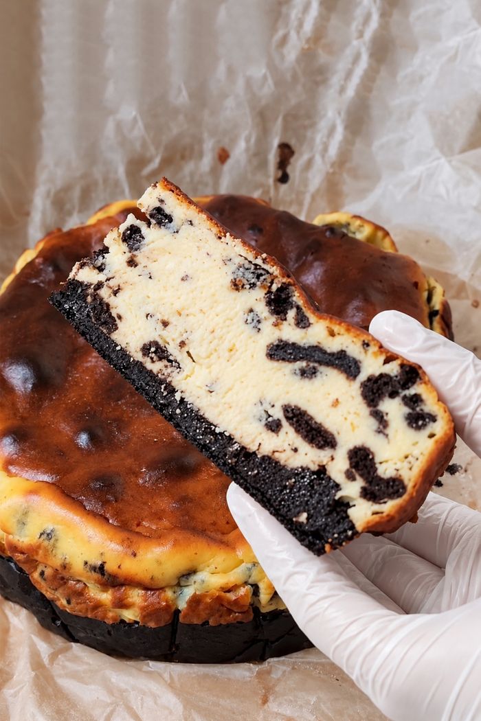Brownie Basque Cheesecake